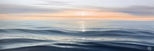 Sparkles of Sunrise di Eva Volf, Pittura in vendita su Singulart