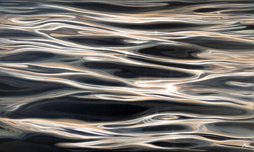 Liquid Light by Eva Volf, 회화 for Sale on Singulart