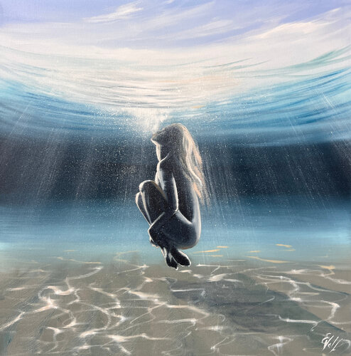 Return To Yourself van Eva Volf, Schilderij te koop op Singulart