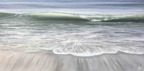 Whispering Tides by Eva Volf, Painting for Sale on Singulart