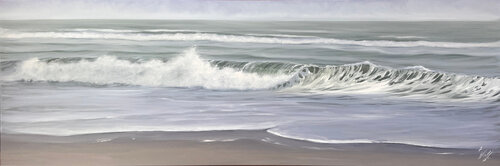 Land's End van Eva Volf, Schilderij te koop op Singulart