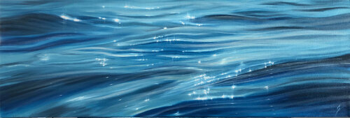 Glittering Tides van Eva Volf, Schilderij te koop op Singulart
