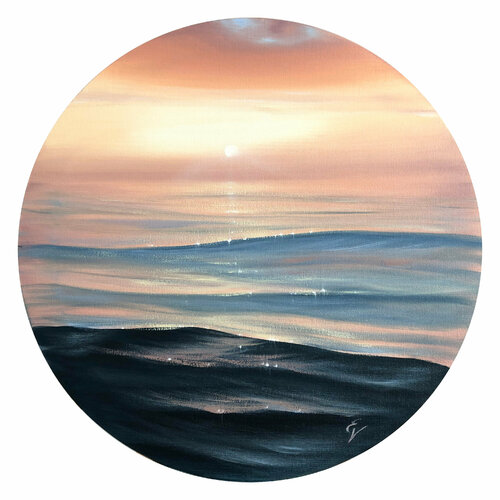 Be The Light van Eva Volf, Schilderij te koop op Singulart