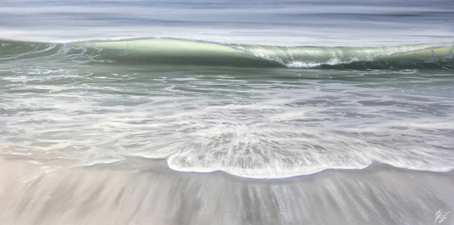 Whispering Tides Eva Volf Original painting for sale