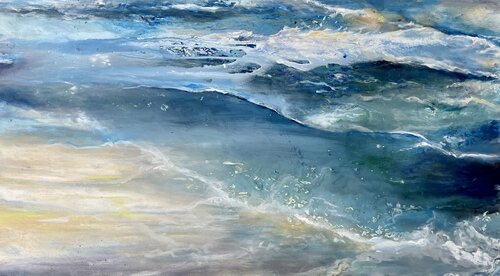 Reflection of the Ocean 2 van Susanne Pohlmann, Schilderij te koop op Singulart