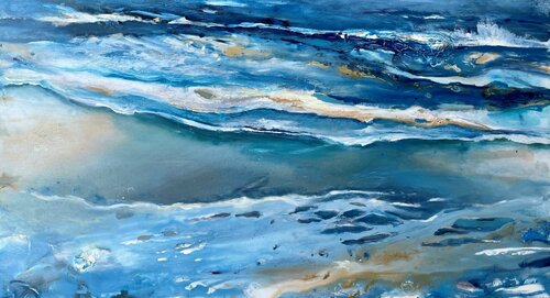 Reflection of the Ocean 3 van Susanne Pohlmann, Schilderij te koop op Singulart