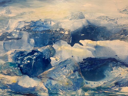 Frozen Ocean 1 di Susanne Pohlmann, Pittura in vendita su Singulart