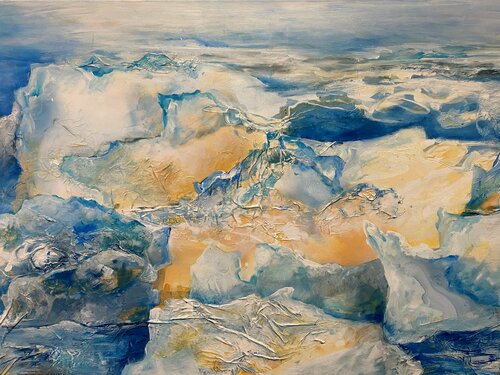 Frozen Ocean 3 van Susanne Pohlmann, Schilderij te koop op Singulart