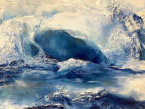 Frozen Ocean 5 van Susanne Pohlmann, Schilderij te koop op Singulart