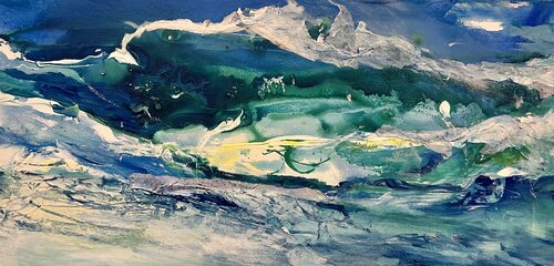 Breath of the ocean 3 van Susanne Pohlmann, Schilderij te koop op Singulart