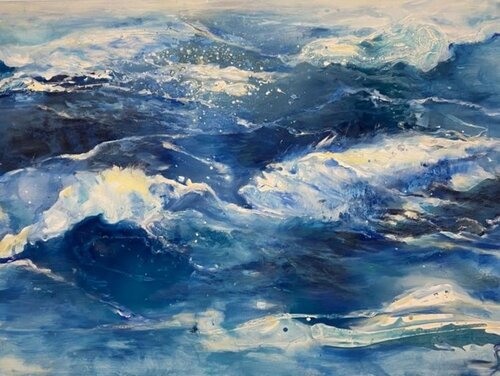 Wild Ocean by Susanne Pohlmann, Painting for Sale on Singulart