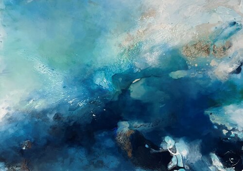 Flow and Fade 1 di Susanne Pohlmann, Pittura in vendita su Singulart