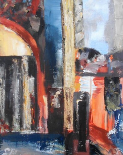 Stadtlichter 2 di Susanne Pohlmann, Pittura in vendita su Singulart