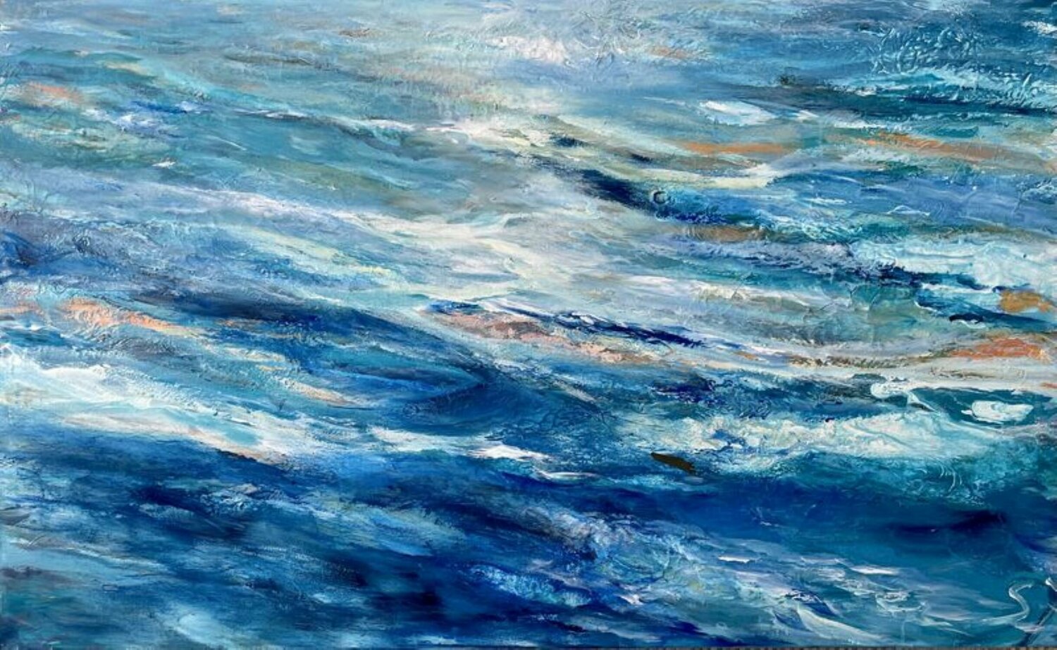 Breath of the Sea 1 Susanne Pohlmann Originalgemälde zu verkaufen