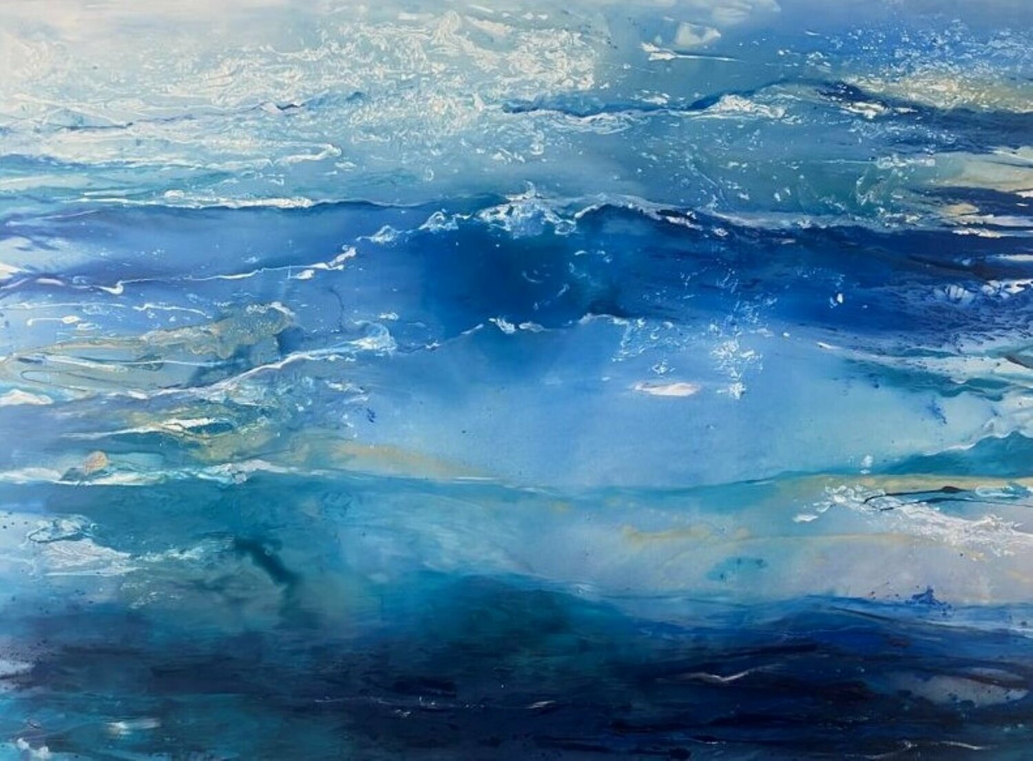 Breath of the ocean 2 Susanne Pohlmann Dipinto originale in vendita