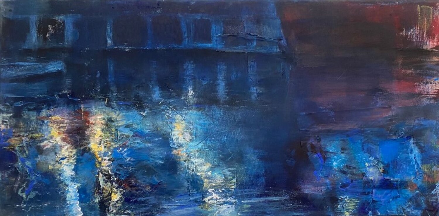Passage de nuit 1 Susanne Pohlmann Originalgemälde zu verkaufen
