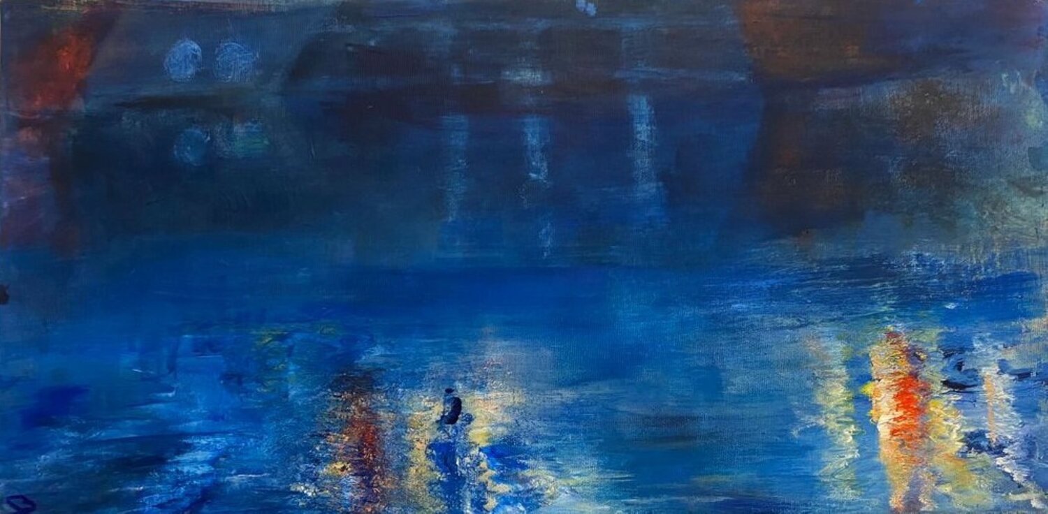 Passage de nuit 2 Susanne Pohlmann Originalgemälde zu verkaufen
