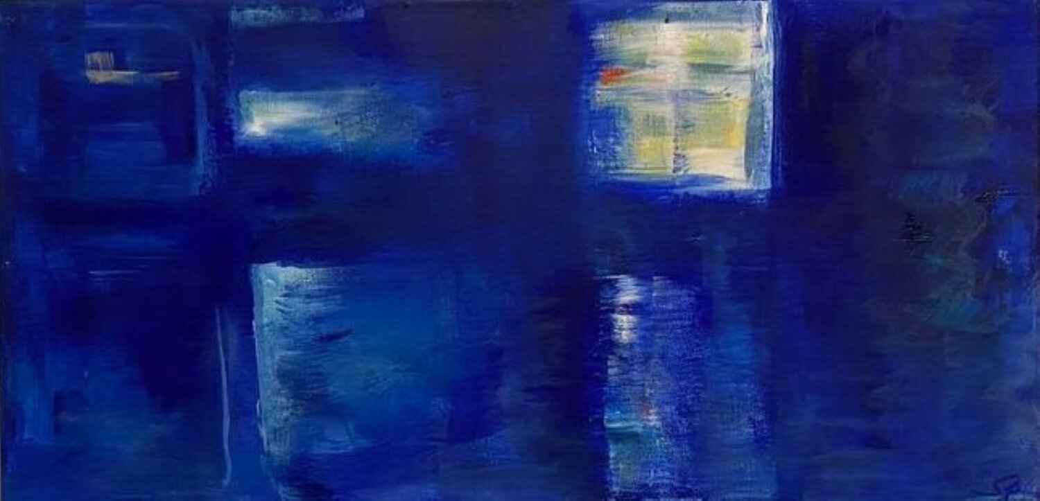 Passage de nuit 6 Susanne Pohlmann Originalgemälde zu verkaufen