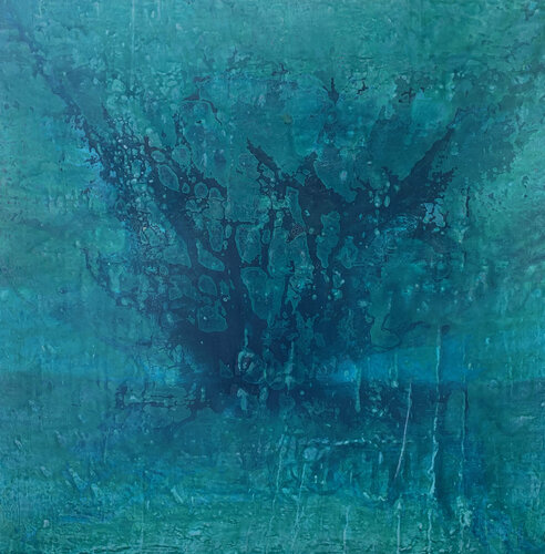 EMERALD ROCK van Andrew Lennon, Schilderij te koop op Singulart