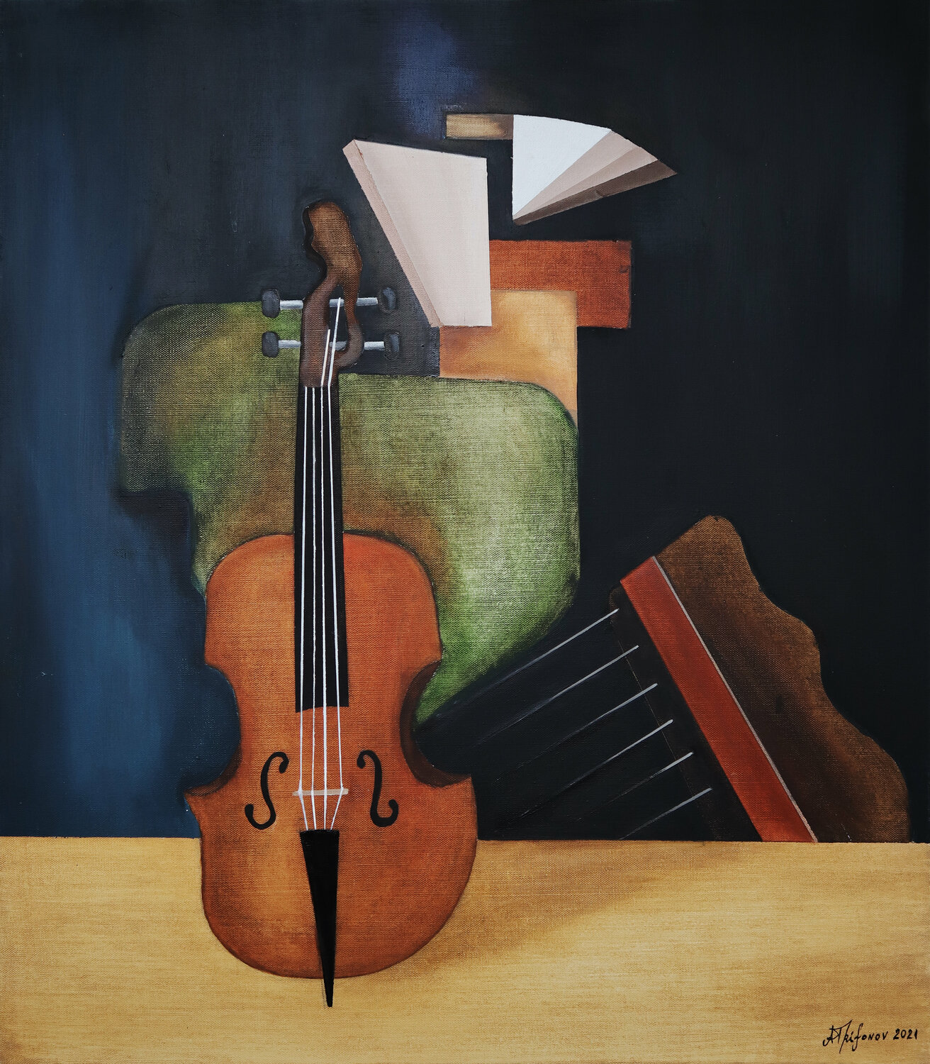 Violon d'Ingres by Alexander Trifonov (2021) Painting Oil on Canvas