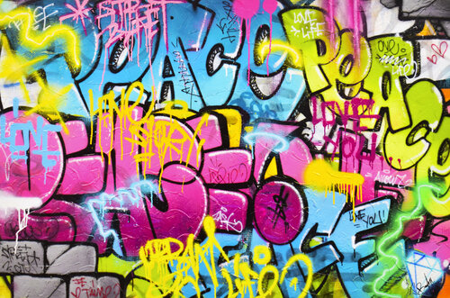 GRAFFITI WALL di Vincent Bardou, Pittura in vendita su Singulart