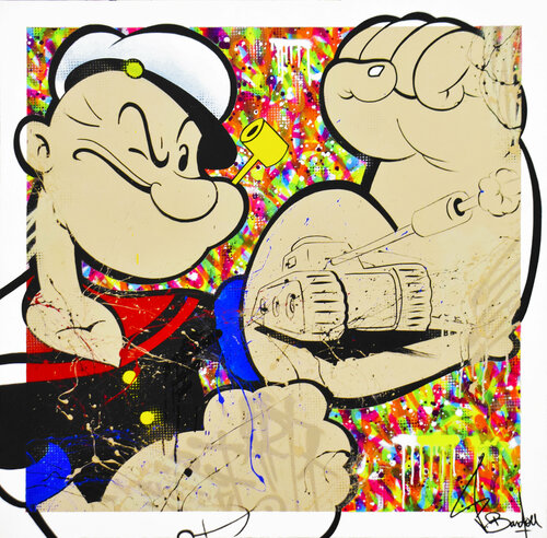 POPEYE ART de Vincent Bardou, Pintura a la venta en Singulart