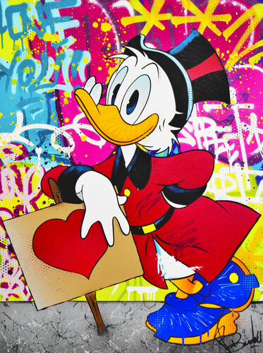 PICSOU IN LOVE di Vincent Bardou, Pittura in vendita su Singulart