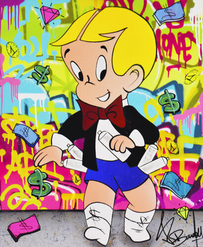 RICHIE RICH di Vincent Bardou, Pittura in vendita su Singulart