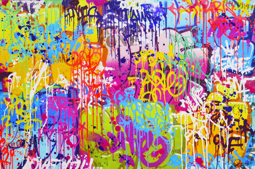 STREET AMOR van Vincent Bardou, Schilderij te koop op Singulart