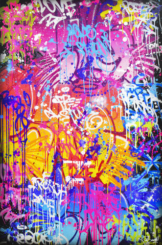 STREET ART IS ALIVE di Vincent Bardou, Pittura in vendita su Singulart