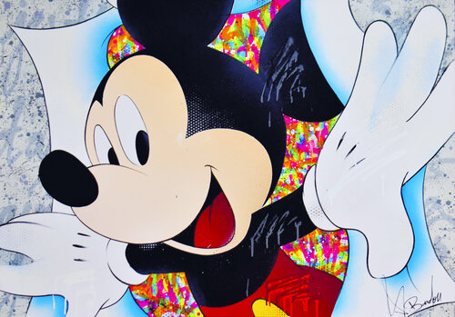 MICKEY SURPRISE van Vincent Bardou, Schilderij te koop op Singulart