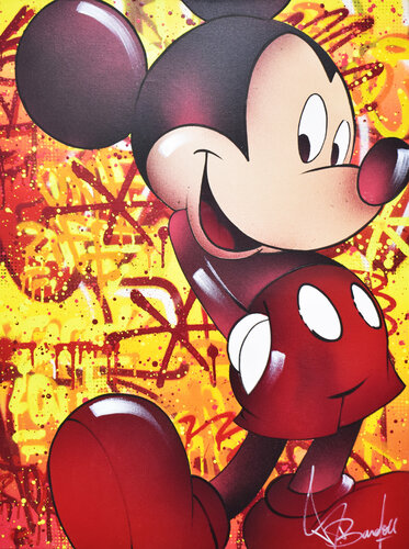 MICKEY RED von Vincent Bardou, Malerei kaufen auf Singulart