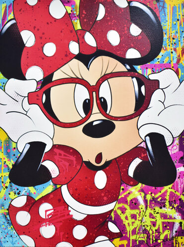 MINNIE MOUSE STYLE van Vincent Bardou, Schilderij te koop op Singulart