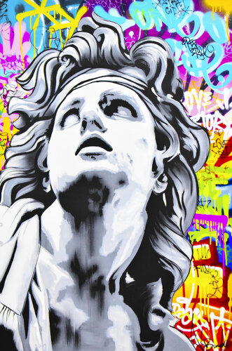 STATUE OF STREET di Vincent Bardou, Pittura in vendita su Singulart