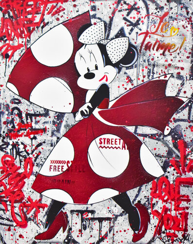 MINNIE PARISIENNE di Vincent Bardou, Pittura in vendita su Singulart