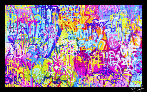 GRAFFITI MY LOVE di Vincent Bardou, Pittura in vendita su Singulart