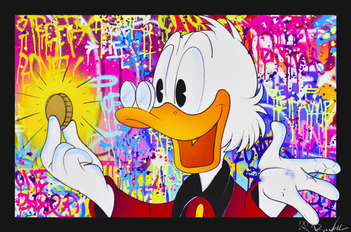 PICSOU HAPPINESS van Vincent Bardou, Schilderij te koop op Singulart