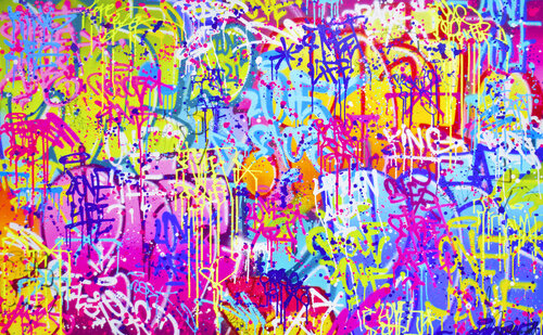 STREET ART IS OVER di Vincent Bardou, Pittura in vendita su Singulart