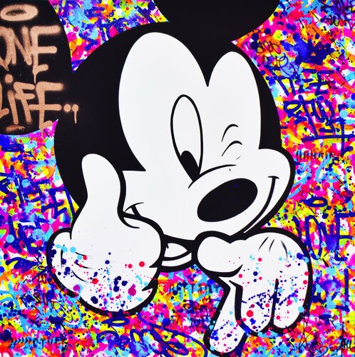 MICKEY ONE LIFE di Vincent Bardou, Pittura in vendita su Singulart