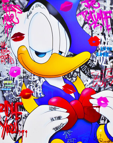 LOVE IS THE DRUG van Vincent Bardou, Schilderij te koop op Singulart