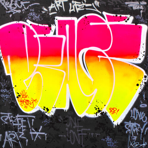 BLACK  PEACE by Vincent Bardou, Painting for Sale on Singulart