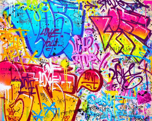 UNDERGROUND GRAFFITI di Vincent Bardou, Pittura in vendita su Singulart
