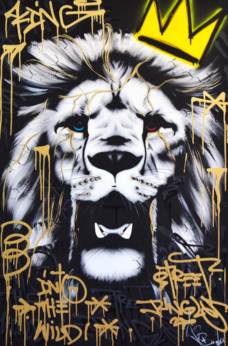 GOLDEN KING van Vincent Bardou, Schilderij te koop op Singulart