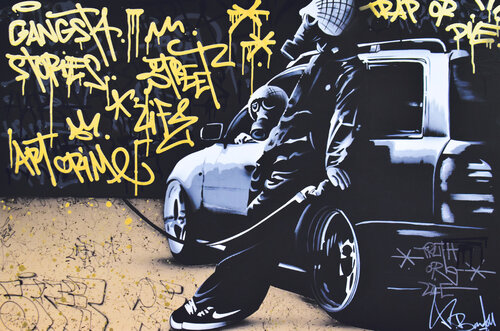 GANGSTA STORIES de Vincent Bardou, Pintura a la venta en Singulart