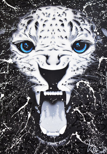THE RAGE OF A PANTHER von Vincent Bardou, Malerei kaufen auf Singulart