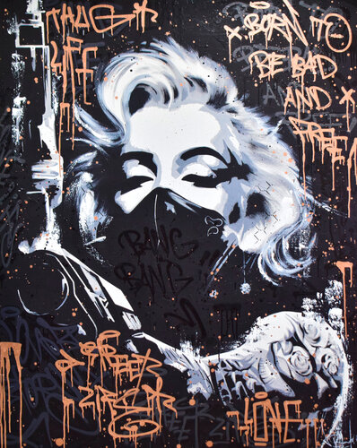 MARILYN MONROE di Vincent Bardou, Pittura in vendita su Singulart