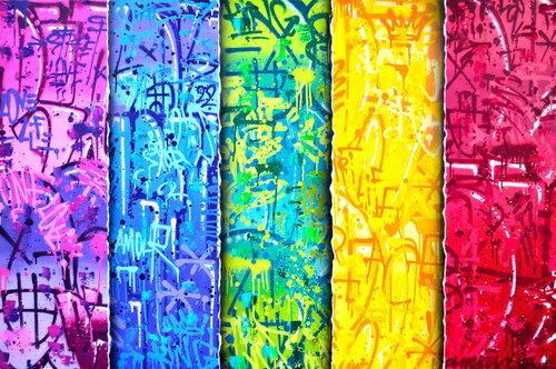 LIFE IS A RAINBOW di Vincent Bardou, Pittura in vendita su Singulart