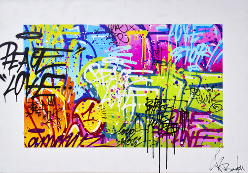 STREET WHITE di Vincent Bardou, Pittura in vendita su Singulart