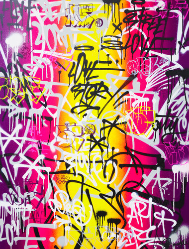 NEON STREET di Vincent Bardou, Pittura in vendita su Singulart