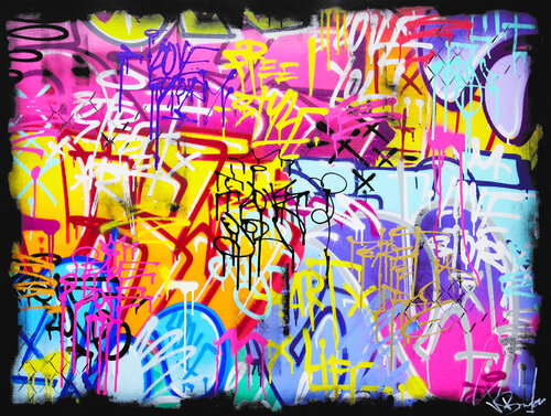 GRAFFITI ALL STARS von Vincent Bardou, Malerei kaufen auf Singulart